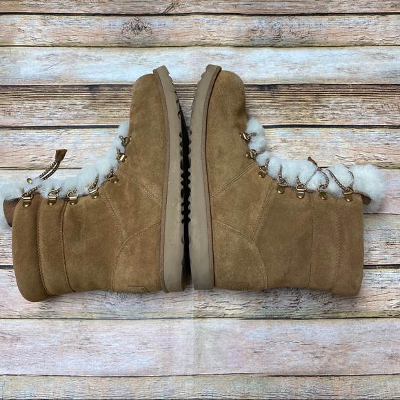 UGG Viki Suede and Shearling Waterproof Boot - Picture 9 of 10